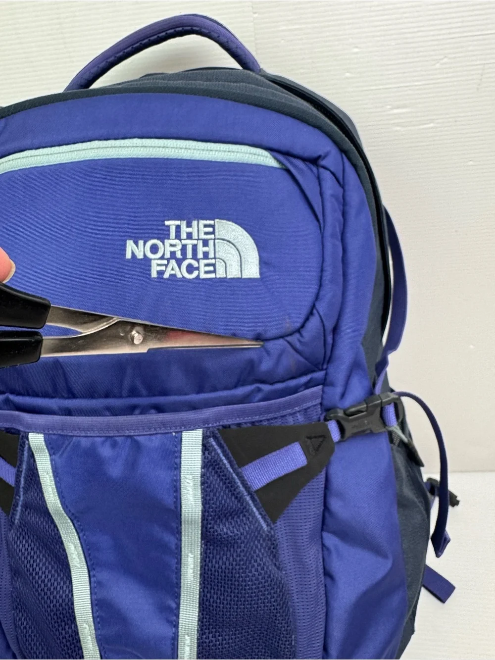 The North Face Recon NF00CLG3 Backpack Purple Blue Large Fits 15